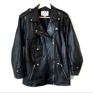 Wilson’s Leather Vintage Asymmetrical Moto Jacket
